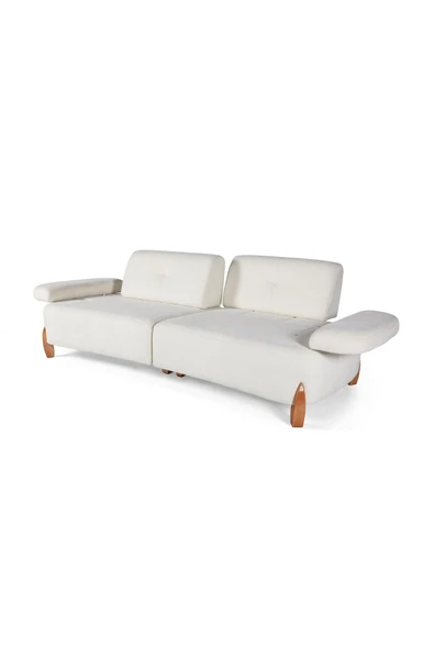 Perla Sofa   LİNDA YATAKLI KANEPE KREM - Resim 4