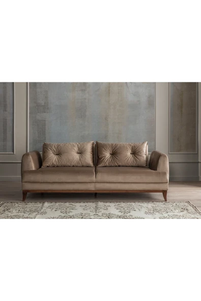 Perla Sofa PARİSS YATAKLI KANEPE VİZON - 2