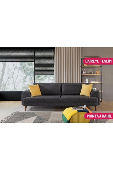 Perla Sofa   NOBİS YATAKLI KANEPE BABYFACE ANTRASİT ürün görseli