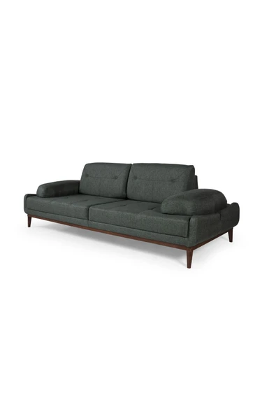 Perla Sofa   NELSON ÜÇLÜ KOLTUK KETEN YEŞİL - 3