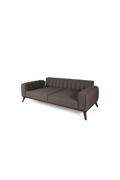 Perla Sofa VELAR YATAKLI KANEPE KETEN KAHVE - 3