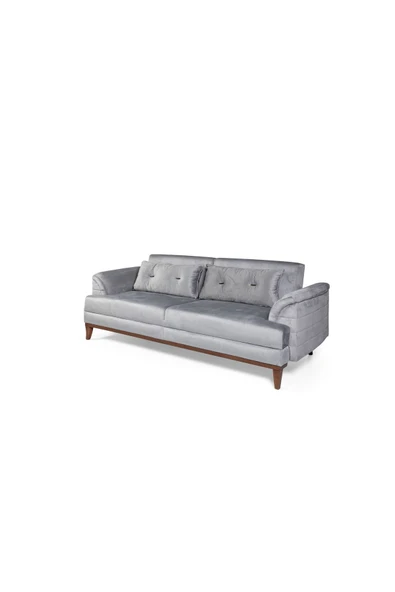 Perla Sofa Madrid Koltuk Takımı Babyface Açık Gri - 4