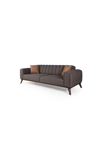Perla Sofa   VELAR YATAKLI KANEPE KETEN KAHVE - 5