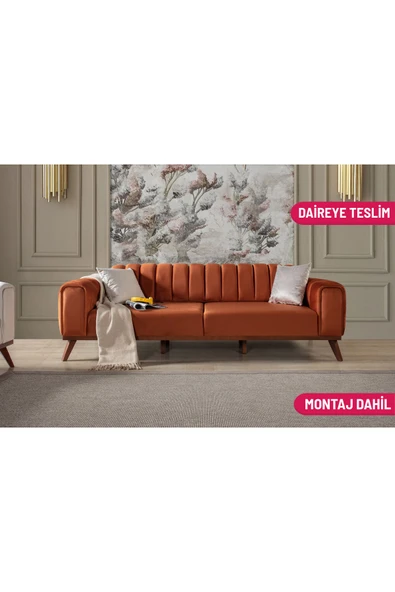 Perla Sofa VELAR YATAKLI KANEPE BABYFACE KİREMİT