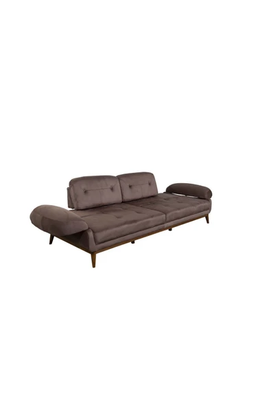 Perla Sofa   NELSON ÜÇLÜ KOLTUK BABYFACE KAHVE - Resim 5