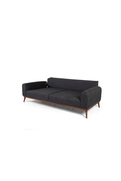 Perla Sofa SENECA KETEN KOLTUK TAKIMI, ANTRASİT - 2