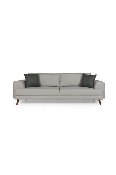 Perla Sofa   NOBİS YATAKLI KANEPE KETEN KREM - Resim 2