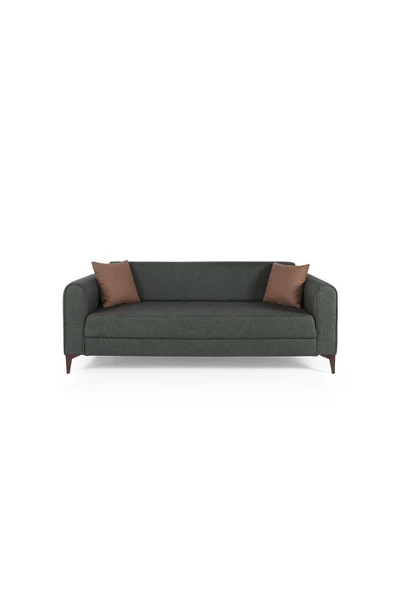 Perla Sofa FERRANTİ YATAKLI SANDIKLI ÜÇLÜ KANEPE YEŞİL - 5