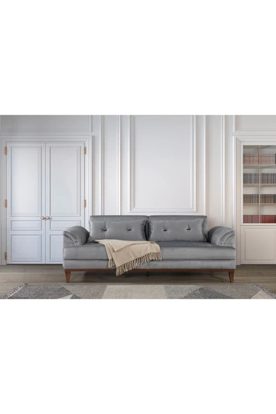 Perla Sofa Madrid Koltuk Takımı Babyface Açık Gri - 3