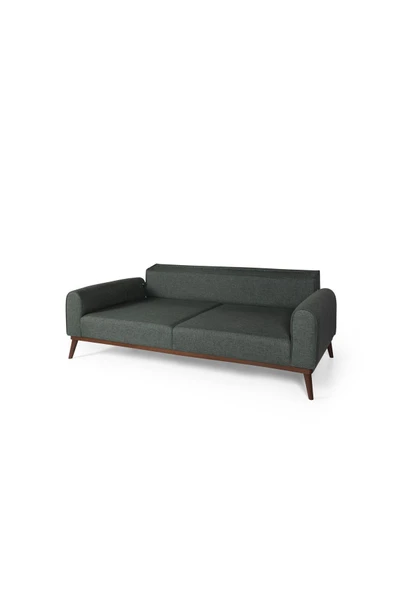 Perla Sofa   SENECA YATAKLI KANEPE KETEN YEŞİL - Resim 5