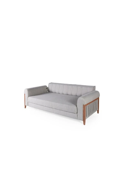Perla Sofa   KİTKAT AHŞAP YATAKLI SANDIKLI KOLTUK TAKIMI KREM - 3
