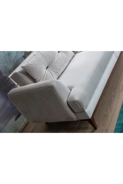 Perla Sofa   PARİS YATAKLI KANEPE KREM - Resim 6