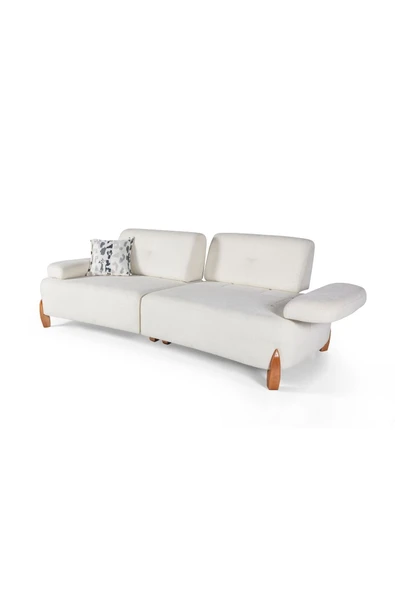 Perla Sofa   LİNDA YATAKLI KANEPE KREM - Resim 6