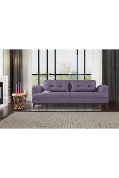 Perla Sofa Madrid Koltuk Takımı Keten Mor - 3
