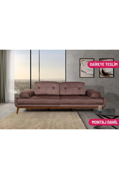 Perla Sofa   NELSON ÜÇLÜ KOLTUK BABYFACE KAHVE ürün görseli