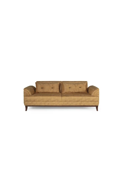 Perla Sofa   Madrid Üçlü Yataklı Kanepe Bora Hardal - 4