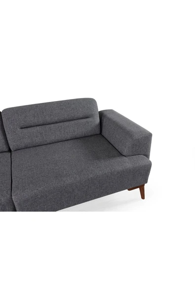 Perla Sofa   FELTY YATAKLI KANEPE GRİ - Resim 2