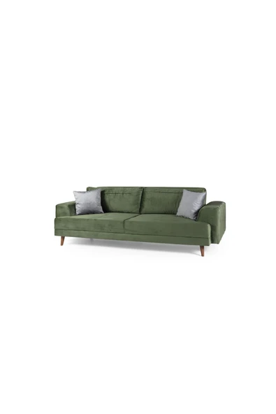 Perla Sofa   NOBİS YATAKLI KANEPE BABYFACE YEŞİL - Resim 2