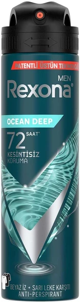 Rexona Men Erkek Sprey Deodorant Invisible Ocean Deep 150 ml ürün görseli 1