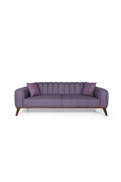 Perla Sofa VELAR YATAKLI KANEPE KETEN MOR - 3