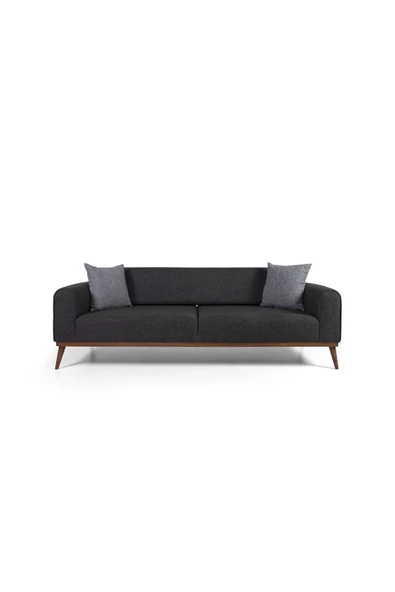Perla Sofa   SENECA YATAKLI KANEPE KETEN ANTRASİT - 4