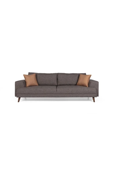 Perla Sofa   NOBİS YATAKLI KOLTUK TAKIMI KETEN KAHVE - 3