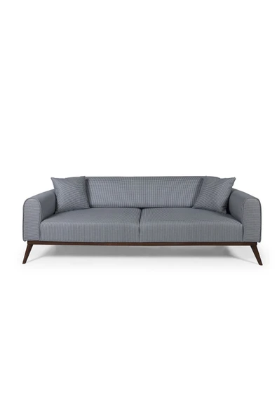 Perla Sofa   SENECA YATAKLI KANEPE KETEN AÇIK MAVİ KAZAYAĞI - 3