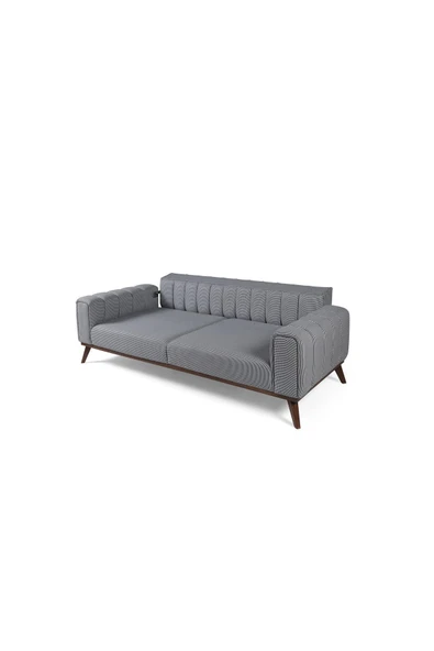 Perla Sofa   VELAR YATAKLI KANEPE KETEN GRİ KAZAYAĞI - 2