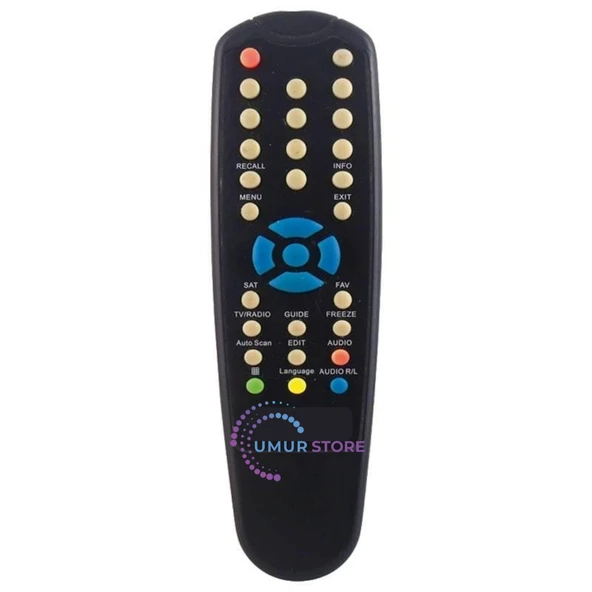 D-Sat DVB S31 Uydu Alıcı Kumandası ürün görseli