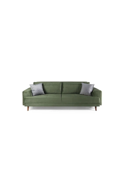 Perla Sofa   NOBİS YATAKLI KANEPE BABYFACE YEŞİL - Resim 3