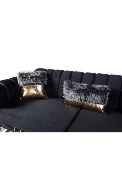 Perla Sofa   VALES KOLTUK TAKIMI ANTRASİT - 5