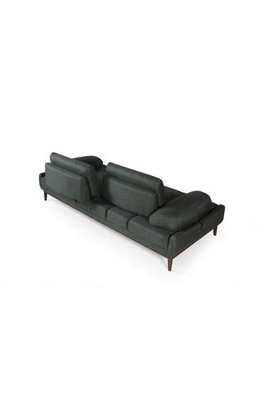 Perla Sofa NELSON YATAKLI KOLTUK TAKIMI KETEN YEŞİL - 6