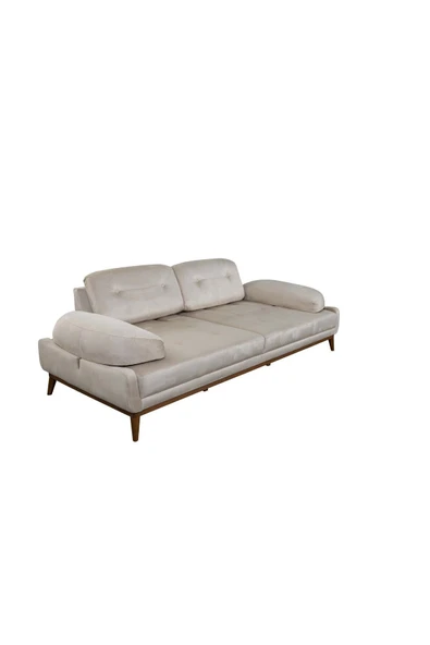 Perla Sofa   Nelson Üçlü Koltuk Babyface Krem - Resim 6