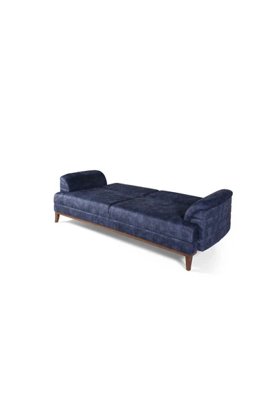Perla Sofa Madrid Koltuk Takımı Bora Lacivert Krem - 7