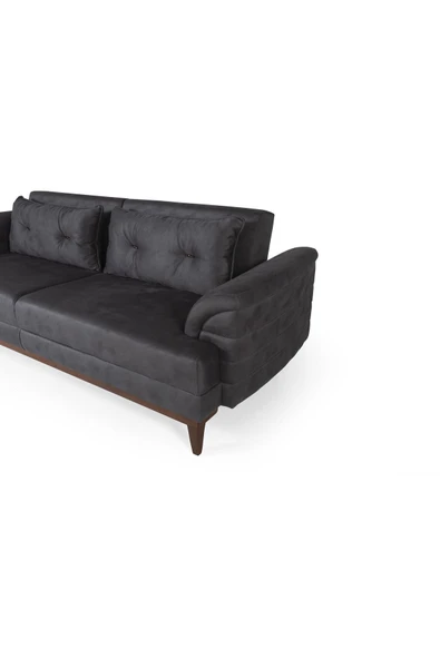 Perla Sofa   Madrid Koltuk Takımı Bora Antrasit Bordo - 5