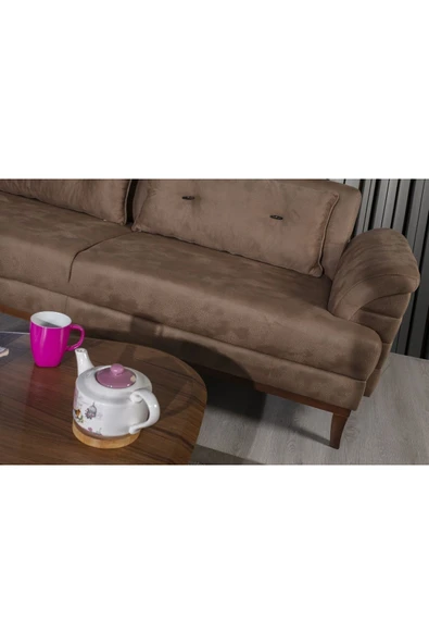 Perla Sofa   Madrid Koltuk Takımı Bora Kahve - 3
