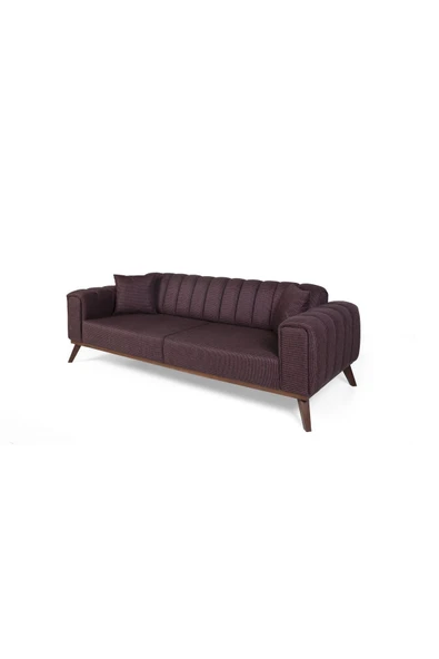 Perla Sofa   VELAR KOLTUK TAKIMI KETEN BORDO KAZAYAĞI - 5