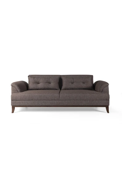 Perla Sofa   Madrid Koltuk Takımı Keten Kahve - 4