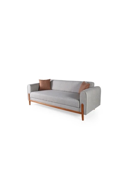 Perla Sofa   FERRANTİ PLUS AHŞAP YATAKLI SANDIKLI KANEPE KREM - 7