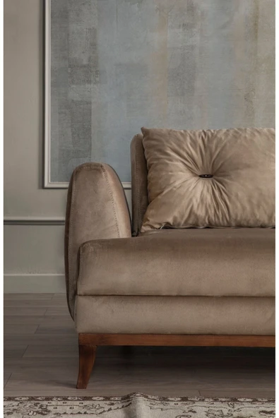 Perla Sofa   PARİSS YATAKLI KANEPE VİZON - 4