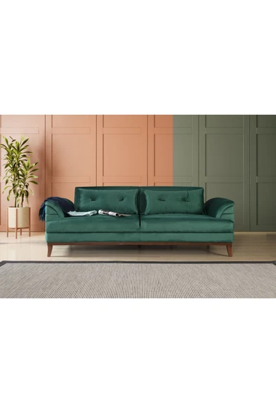 Perla Sofa   Madrid Koltuk Takımı Babyface Yeşil - 3