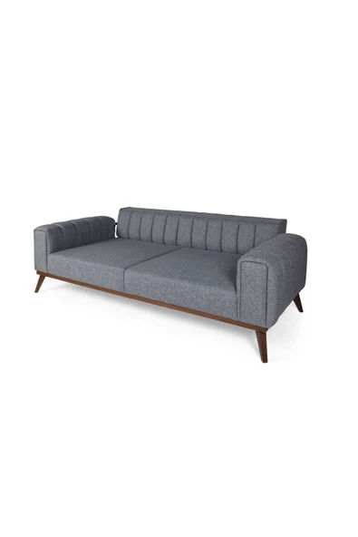 Perla Sofa VELAR YATAKLI KANEPE KETEN AÇIK GRİ - 4