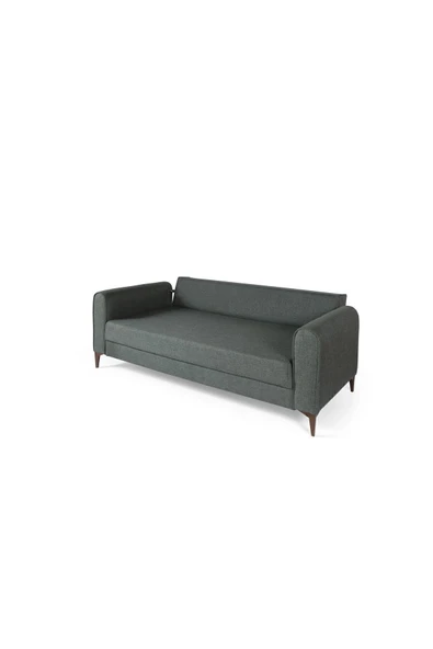 Perla Sofa FERRANTİ YATAKLI SANDIKLI ÜÇLÜ KANEPE YEŞİL - 4