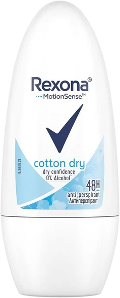 Rexona MotionSense Kadın Roll On Deodorant Cotton Dry 50 ml ürün görseli