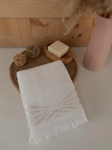 Pamuklu 3'lü 50x80 cm Renkli Bohem Detaylı Havlu Seti Baveno - Resim 4