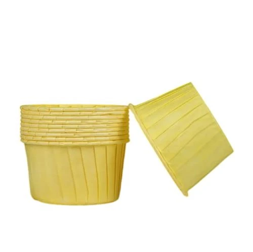 Cupcake/Muffin /Suffle Kek Kapsülü Sarı 50 Li ürün görseli