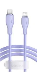 Baseus Pudding USB-A Light 2.4A Kablo 1.2m Mor (P10355700511-00) - Resim 2