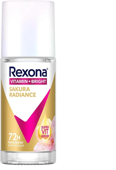 Rexona Vitamin Bright Kadın Roll On Deodorant Sakura Radiance 45 Ml