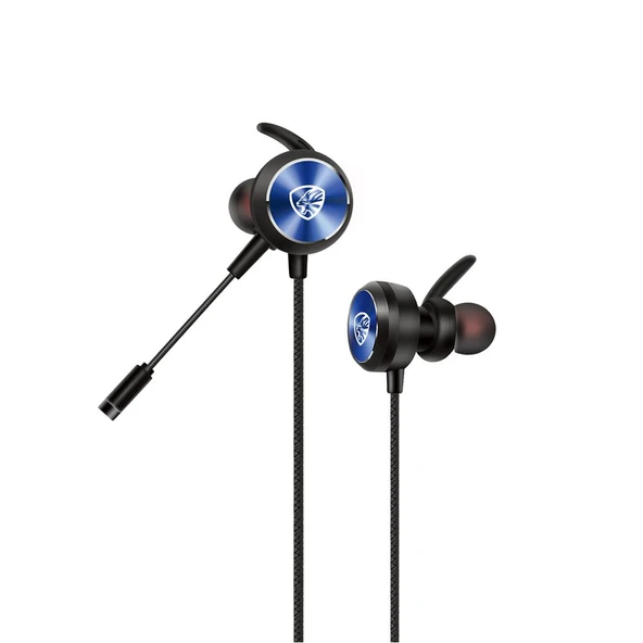 Hytech HY-GK3 3,5 Oyuncu Esnek Mikrofonlu Mavi Kulakiçi Kulaklık ürün görseli 1