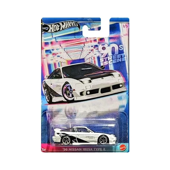 Hot Wheels 90's Street Scene '96 Nissan 180SX Type X GDG44 JCB57 ürün görseli